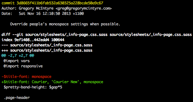 Git Colour